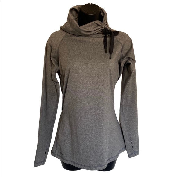 Nike pro turtleneck grey dri-fit women’s size medium - Picture 2 of 4